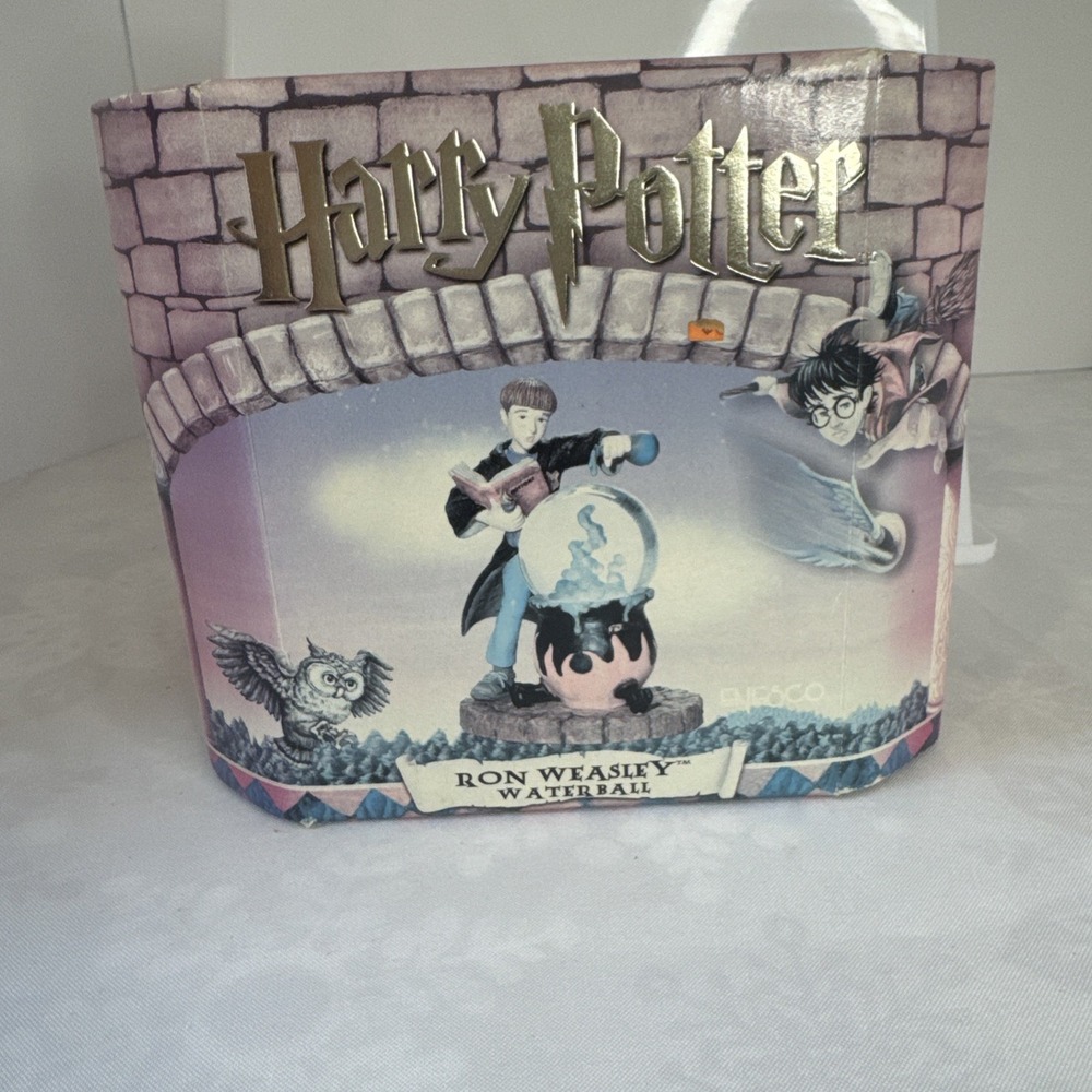 Harry Potter Enesco 2000 Warner Bros Ron Weasley Waterball New‎ in Box 865893
